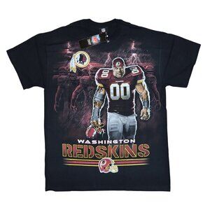 Washington Redskins NFL Apparel Liquid Blue Player Tunnel Graphic T-Shirt NWT